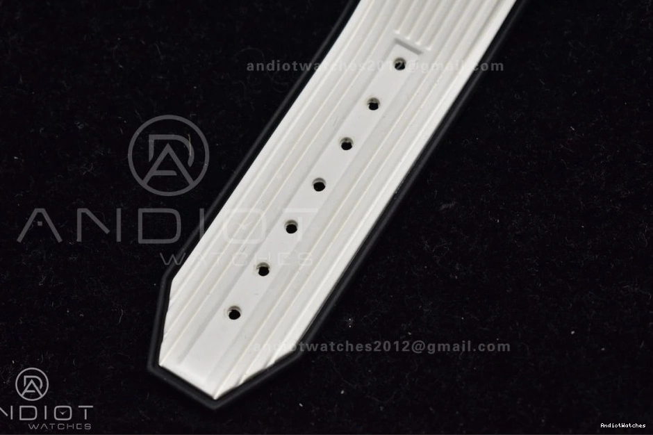 Best Rubber on Unico 516 Edition A Dial Packable 1:1 Ceramic ZF Bang Strap Big Skeleton White White 0814